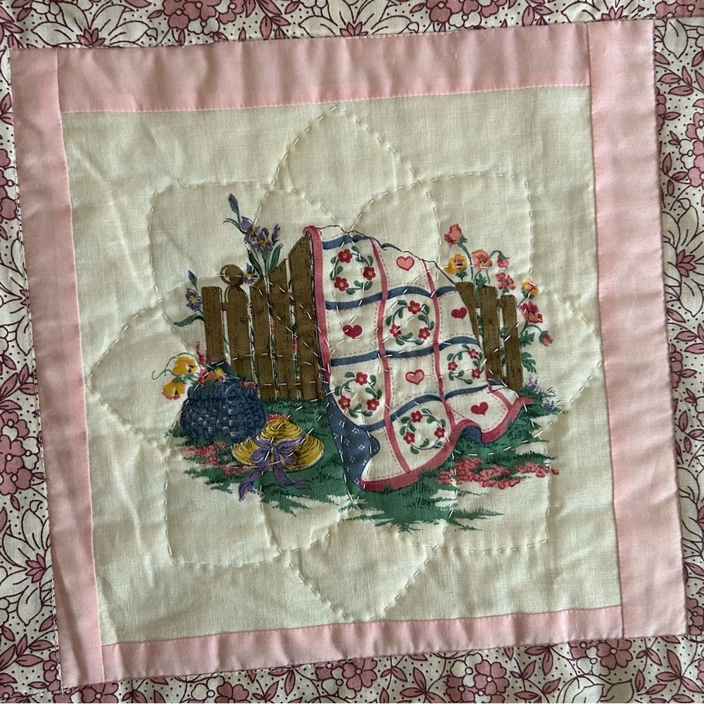 Country Cottage | Patchwork Lap Quilt - Picture 9 of 15